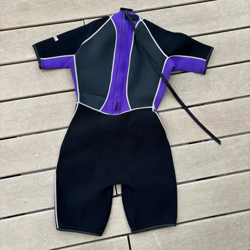 Jet Gladiator Wetsuit‎ women’s Size M Diving Scuba Black Swimming suit Short USA